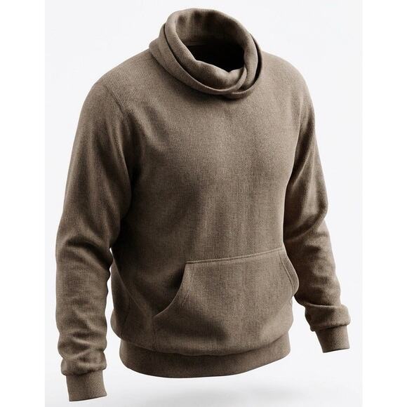 Goodfellow & Co Other - Goodfellow & Co Men’s Brown Cozy Knit‎ Pullover Hoodie XL New With Tags